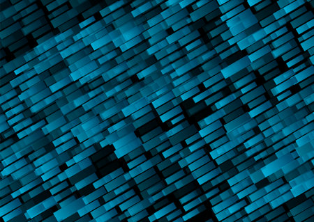 Dark blue minimal geometric abstract background. Vector tech designのイラスト素材