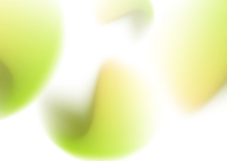 Green yellow minimal liquid shapes abstract background. Vector designのイラスト素材