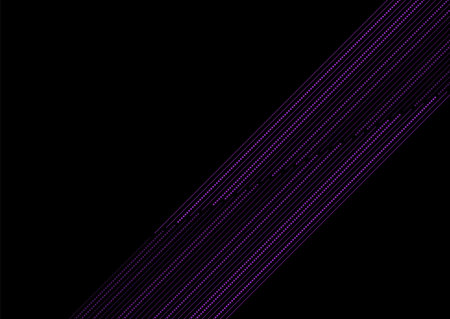Violet minimal dotted lines abstract futuristic tech background. Vector digital art designのイラスト素材