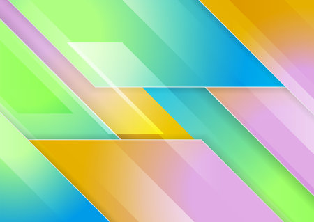 Grey, blue and orange grunge abstract technology geometric background. Textural vector designのイラスト素材