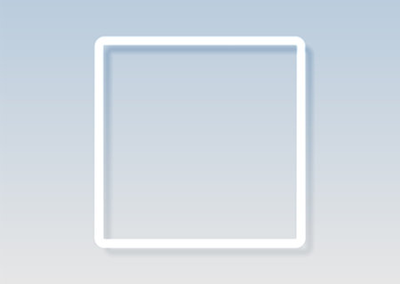 Gray and blue square neon frame. Technology retro sci-fi abstract futuristic background. Vector designのイラスト素材