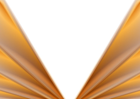 Modern abstract background with golden smooth stripes. Vector designのイラスト素材