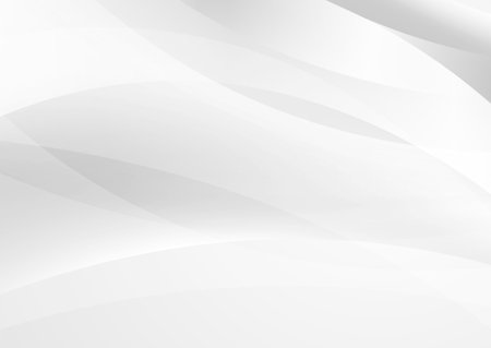 Abstract white gray glossy wave minimal elegant background. Vector designのイラスト素材