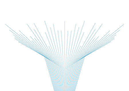 Blue minimal lines abstract futuristic tech background. Vector digital art design