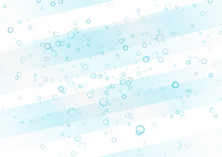 Blue white abstract geometric background with rings and stripes. Vector designのイラスト素材