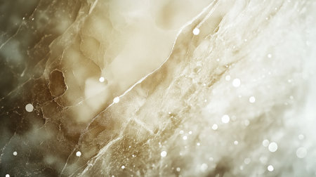 Abstract beige and gold marble texture with a natural stone pattern, polished and sparkling effectの素材