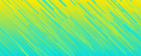 Blue yellow contrast stripes abstract geometric minimal background. Vector technology banner design