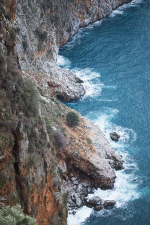 View from above of steepの写真素材