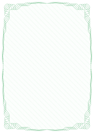 Green frame border with security protective grid.のイラスト素材