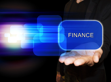 Hologram technology for businessの写真素材