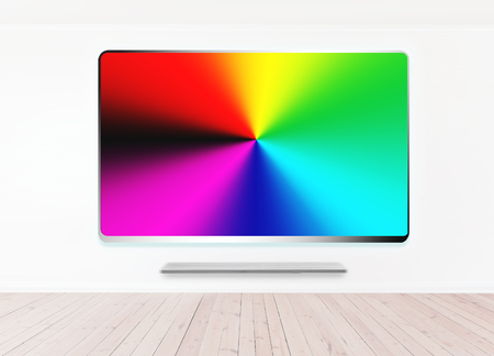 UHD 3d smart tvの写真素材