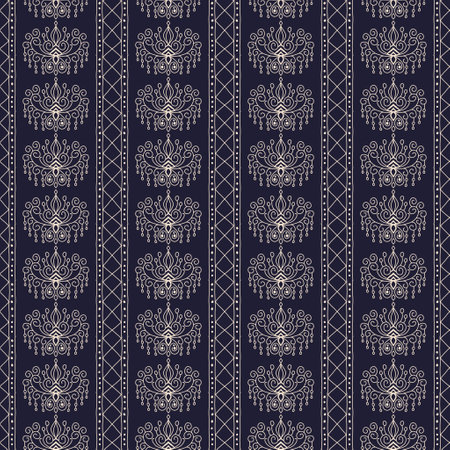 Seamless oriental pattern in the style of baroque. Traditional classic ornamentの写真素材