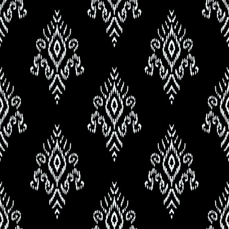 Geometric ethnic pattern traditional Design for background,carpet,wallpaper,clothing,wrapping,Batik,fabric,Vector illustration embroidery style.の写真素材