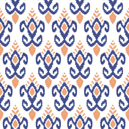 Christmas fair isle pattern design for fashion textiles, knitwear and graphics