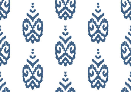 Christmas fair isle pattern design for fashion textiles, knitwear and graphicsの写真素材