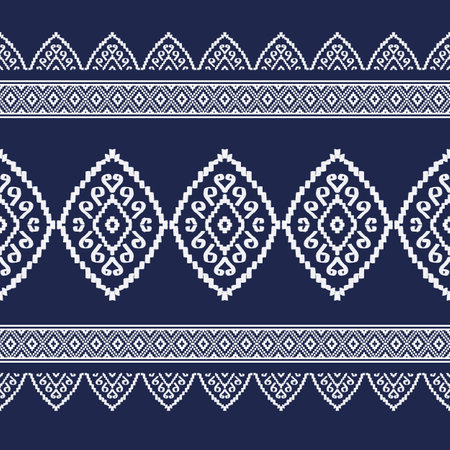 Ethnic boho seamless pattern. Tribal pattern. Folk motif. Textile rapport.