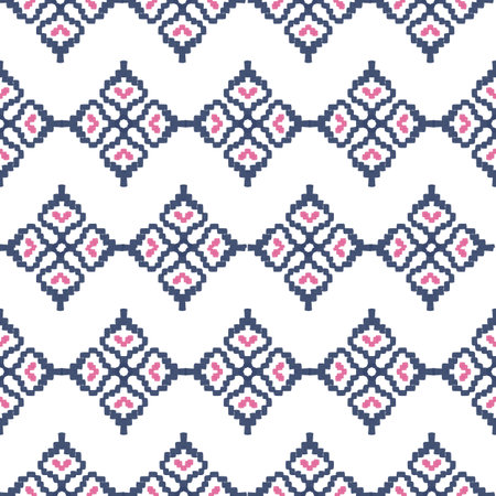 Ethnic boho seamless pattern. Tribal pattern. Folk motif. Textile rapport.