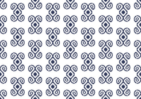 Seamless vector pattern. Background with decorative elements. Print with ethnic motifs. Can be used for wallpaper, pattern fills, web page background,surface textures.の写真素材