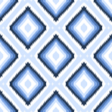 Ikat Seamless Pattern Design for Fabric. Tribal vector texture.の写真素材