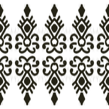 Flower Pattern Ethnic Geometric native tribal boho motif aztec textile fabric carpet mandalas Africanの写真素材