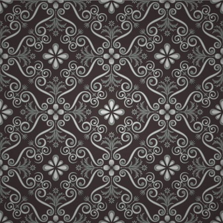 seamless luxury ornamental background. Damask seamless floral pattern. Royal wallpaper.のイラスト素材
