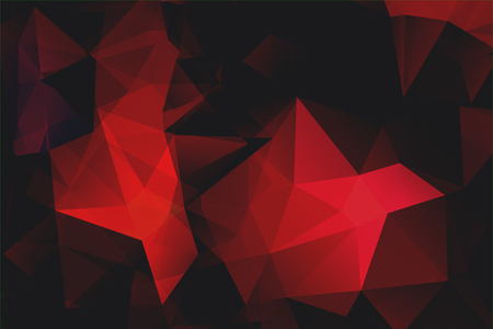 red  polygonal shape backgroundのイラスト素材