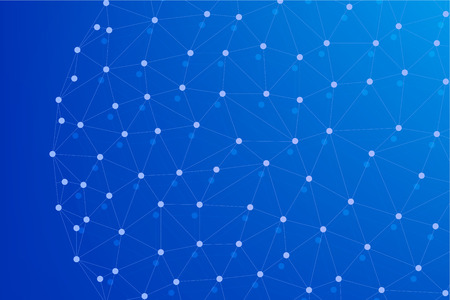 Network line shapes background. vector backgroundのイラスト素材