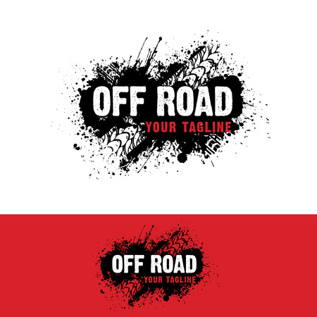 Automotive  off road Logoのイラスト素材