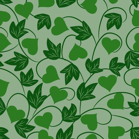 Sweet Floral seamless pattern. Romantic background.  Vector illustration.のイラスト素材