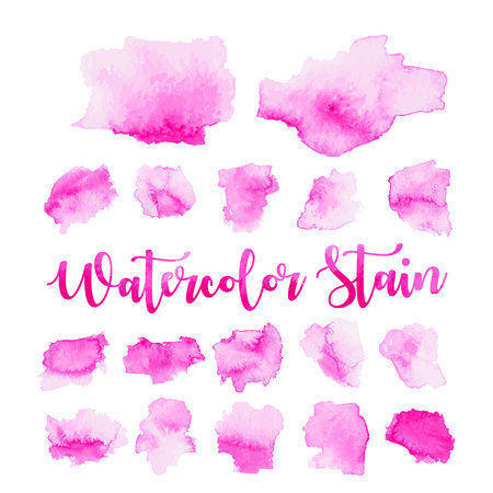 Purple water color paint stainのイラスト素材
