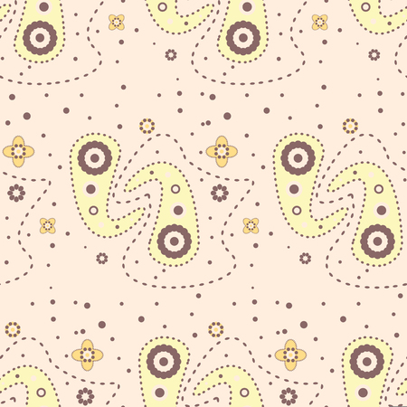 Cute romantic seamless pattern background . Vector illustrationのイラスト素材