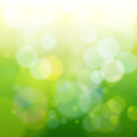 An abstract green spring blur background vector illustrationのイラスト素材