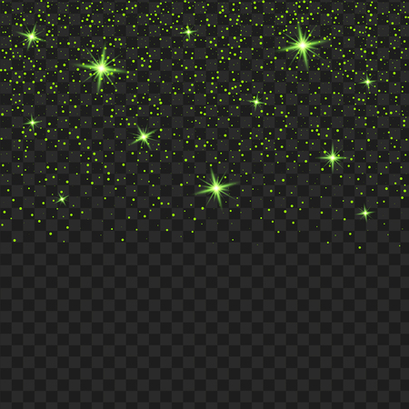 Vector Green transparent glitter texture.のイラスト素材