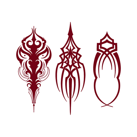 Pinstripe Graphics , Car Racing Vehicle Graphics, Vinyls & Decalsのイラスト素材