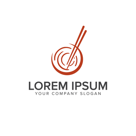 sushi logo design concept templateのイラスト素材