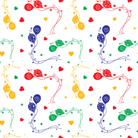 Happy birthday pattern Backgroundのイラスト素材
