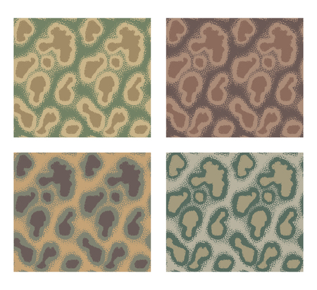 camouflage pattern design with different colorのイラスト素材
