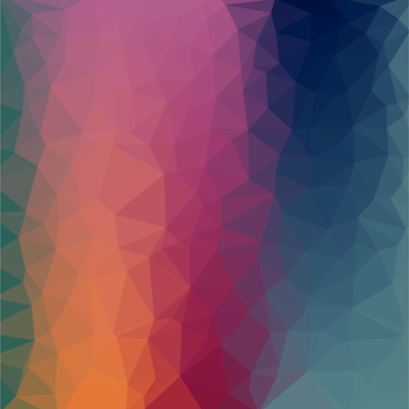 Abstract Colorful Low poly Vector Background with warm gradient futuristic pattern.のイラスト素材