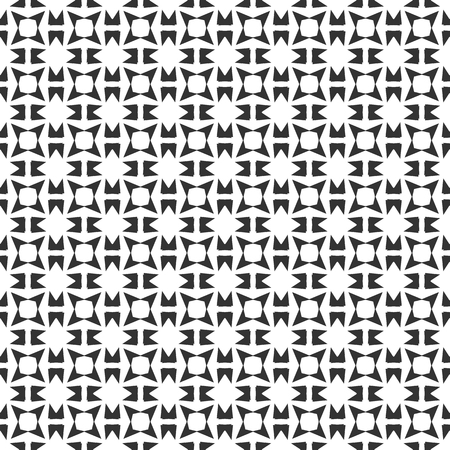 Abstract geometric Seamless pattern . Repeating geometric Black and white texture.のイラスト素材