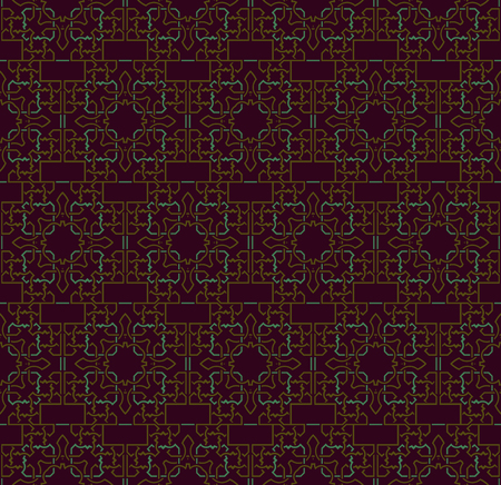 Seamless pattern decorative symmetries, ornament pattern vector illustrationのイラスト素材