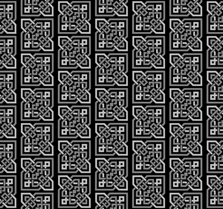 Seamless pattern decorative symmetries, ornament pattern vector illustrationのイラスト素材