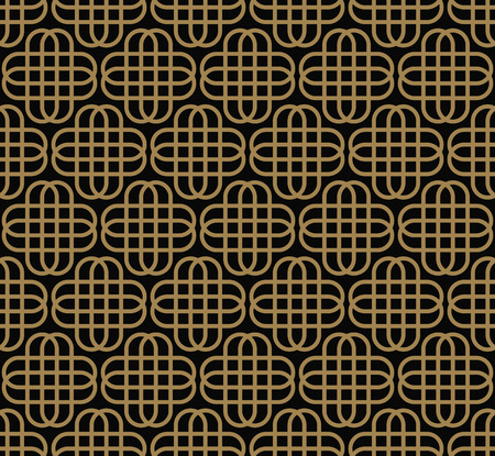 Modern Luxury stylish geometric textures with lines seamless patternsのイラスト素材