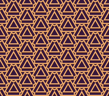 Luxury Geometric Pattern. Vector seamless pattern. Modern linear stylish texture. Geometric striped ornament.のイラスト素材