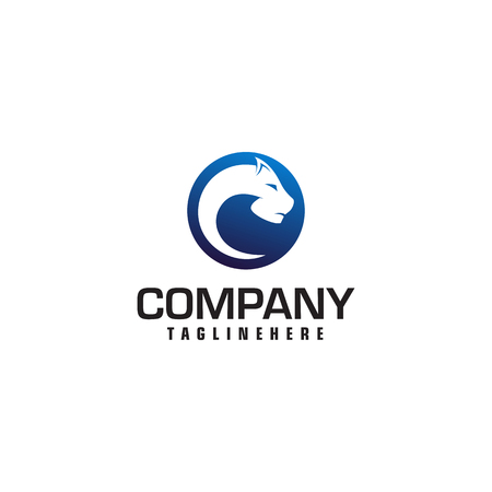 panther logo design conceptのイラスト素材