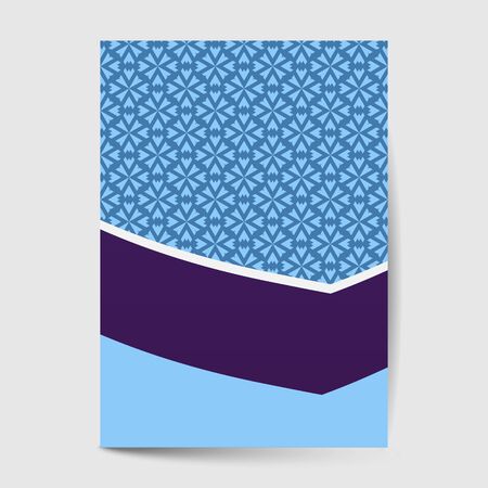 Luxury cover page design with pattern background, antique greeting card, ornate page cover, ornamental pattern template for designのイラスト素材