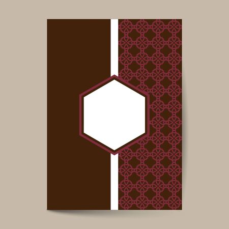 Elegant cover page with pattern Background for Banner, Cover, Invitation template designのイラスト素材