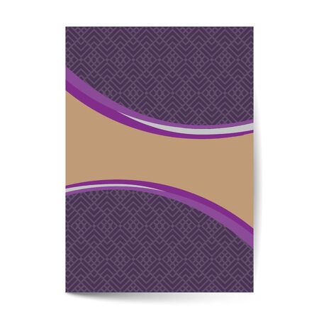 Elegant cover page with pattern Background for Banner, Cover, Invitation template designのイラスト素材