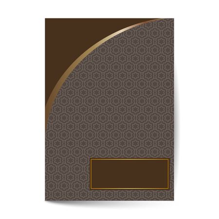 Luxury Premium menu design,Financial Annual report for Business brochure layout design template, Flyer Design or Leaflet advertisingのイラスト素材