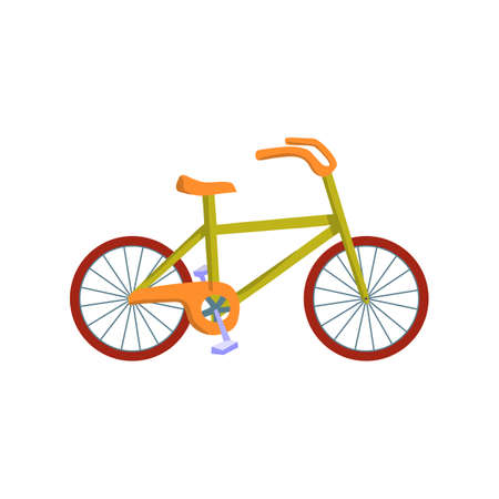 Bicycle transport, flat icon design vector illustrationのイラスト素材