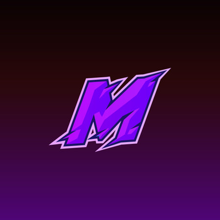 Q Logo ESport Gaming Initial with Blue Light Color design vector templateのイラスト素材